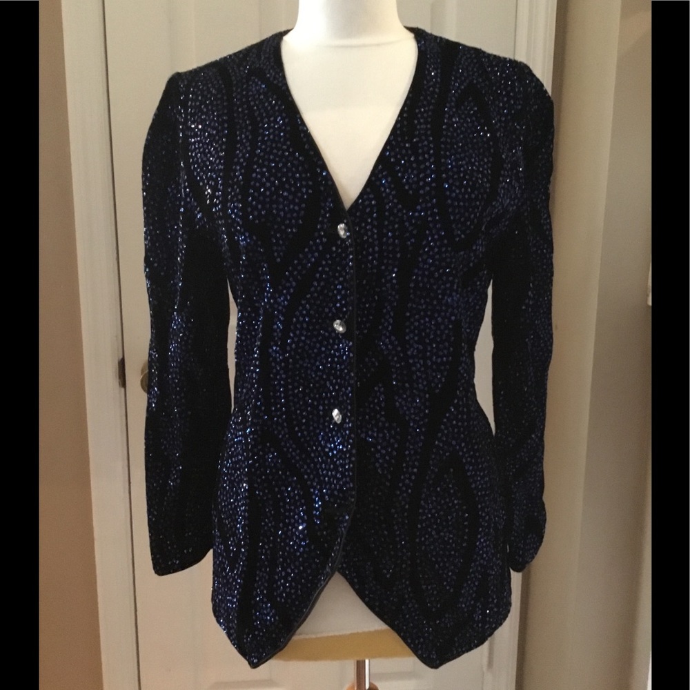 Women’s Vintage Nuit Sequin Jacket.